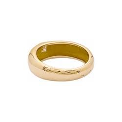 Bague Jonc CHAUMET "Anneau" en or jaune et diamant - Castafiore