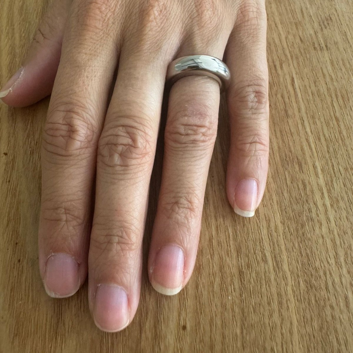 Bague Jonc CHAUMET en or blanc - Castafiore