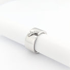 Bague Jonc CHAUMET en or blanc et diamants - Castafiore