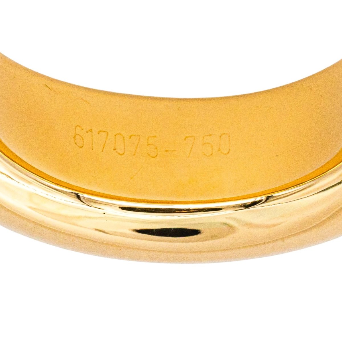 Bague Jonc CHAUMET en or jaune et saphir - Castafiore