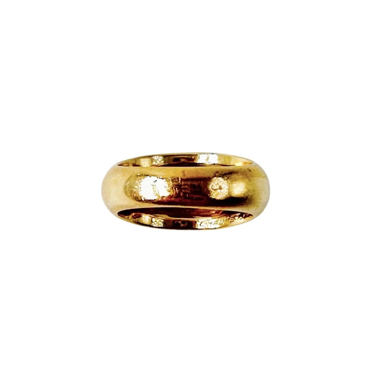 Bague Jonc CHAUMET en or jaune, saphirs et diamant - Castafiore