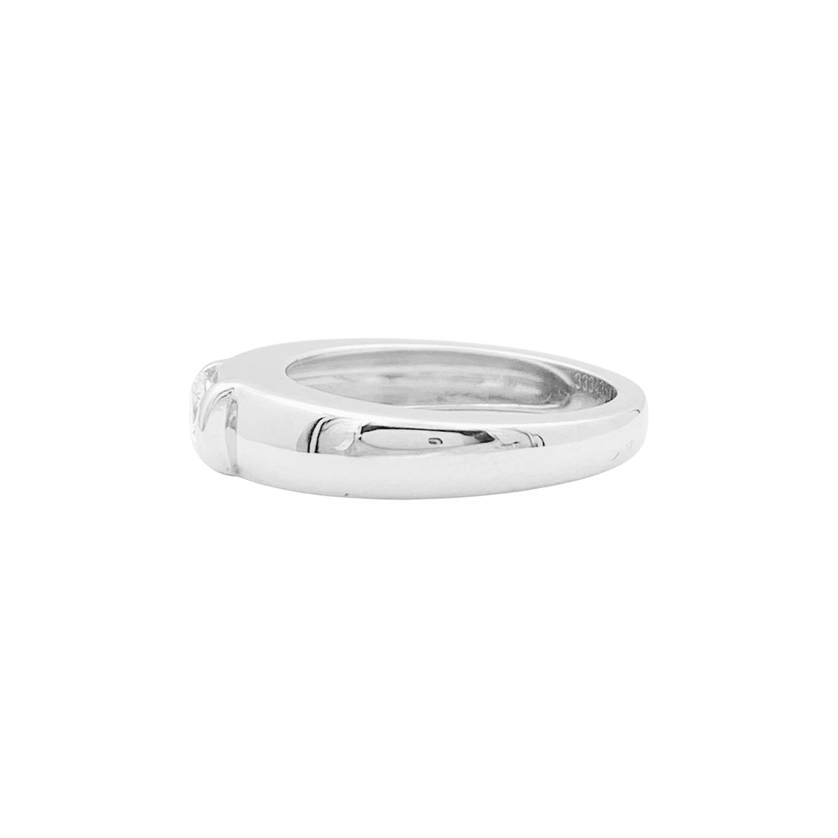 Bague Jonc CHAUMET "Gioia" en or blanc diamant - Castafiore