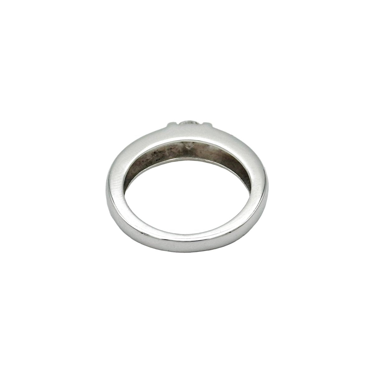 Bague Jonc CHAUMET "Gioia" en or blanc et diamant - Castafiore