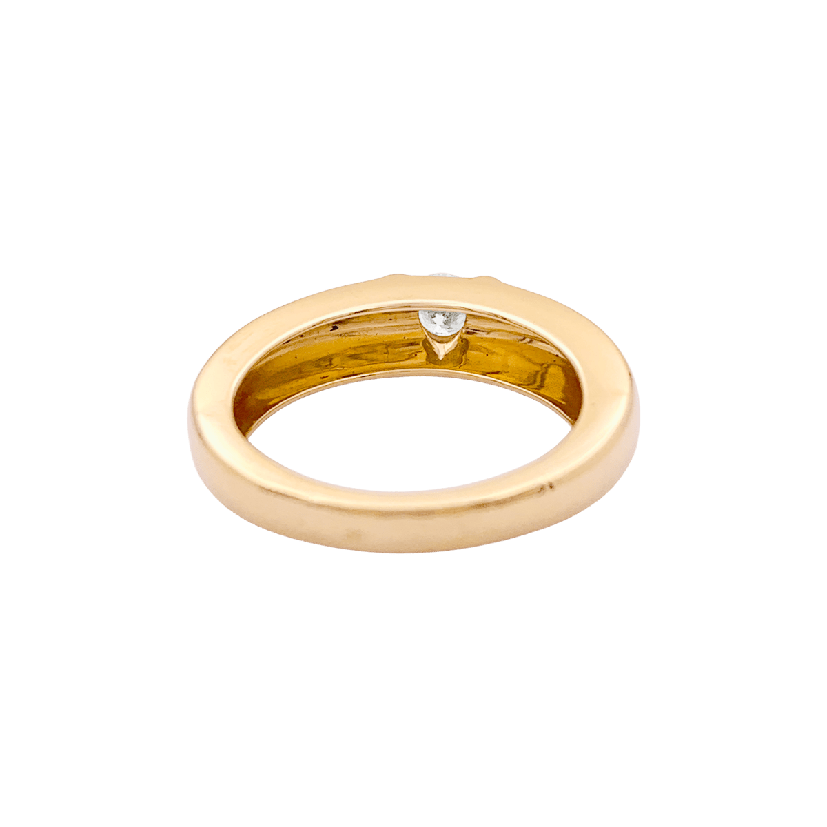 Bague Jonc CHAUMET "Gioia" en or jaune et diamant - Castafiore