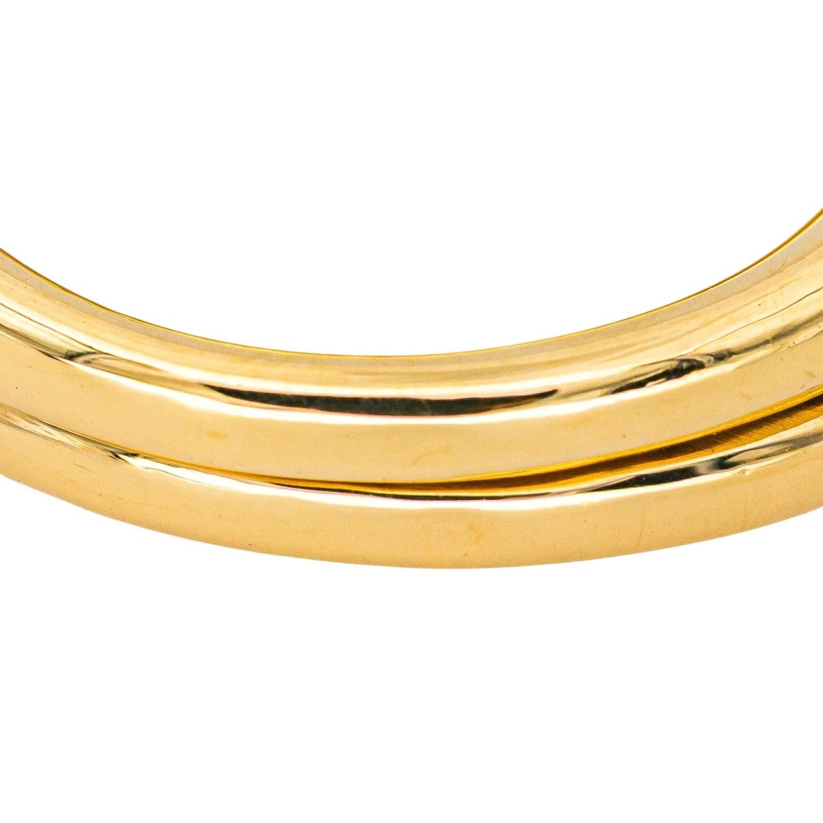 Bague Jonc CHAUMET "Liens" en or jaune et diamants - Castafiore