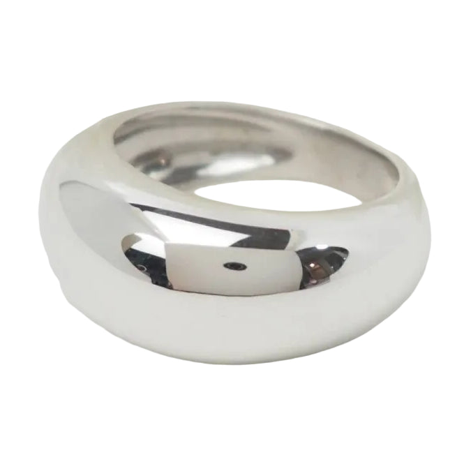 Bague jonc en or blanc - Castafiore