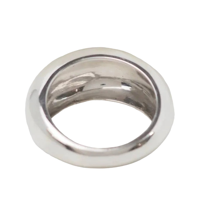 Bague jonc en or blanc - Castafiore