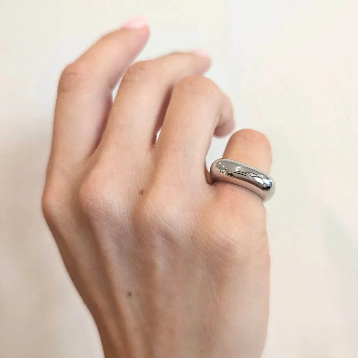 Bague Jonc en or blanc - Castafiore