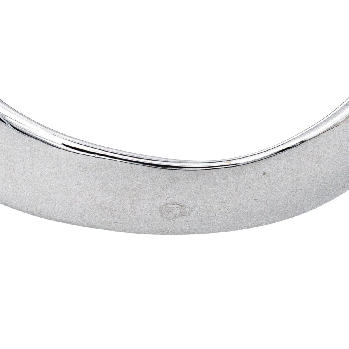 Bague Jonc en or blanc et diamants - Castafiore