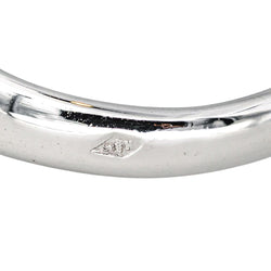 Bague Jonc en or blanc et diamants - Castafiore