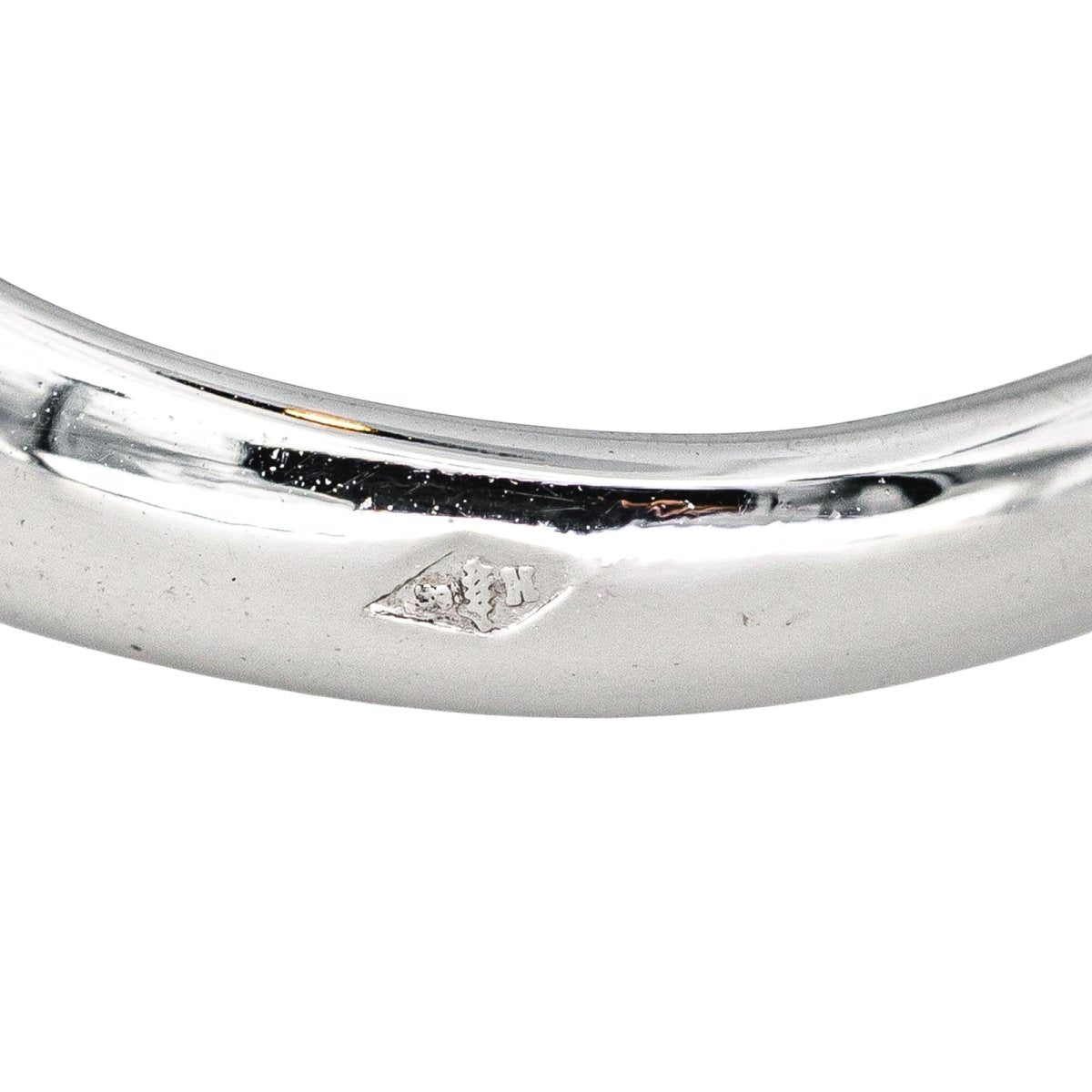 Bague Jonc en or blanc et diamants - Castafiore