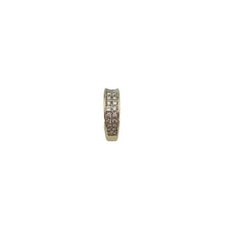 Bague Jonc en or blanc et diamants - Castafiore