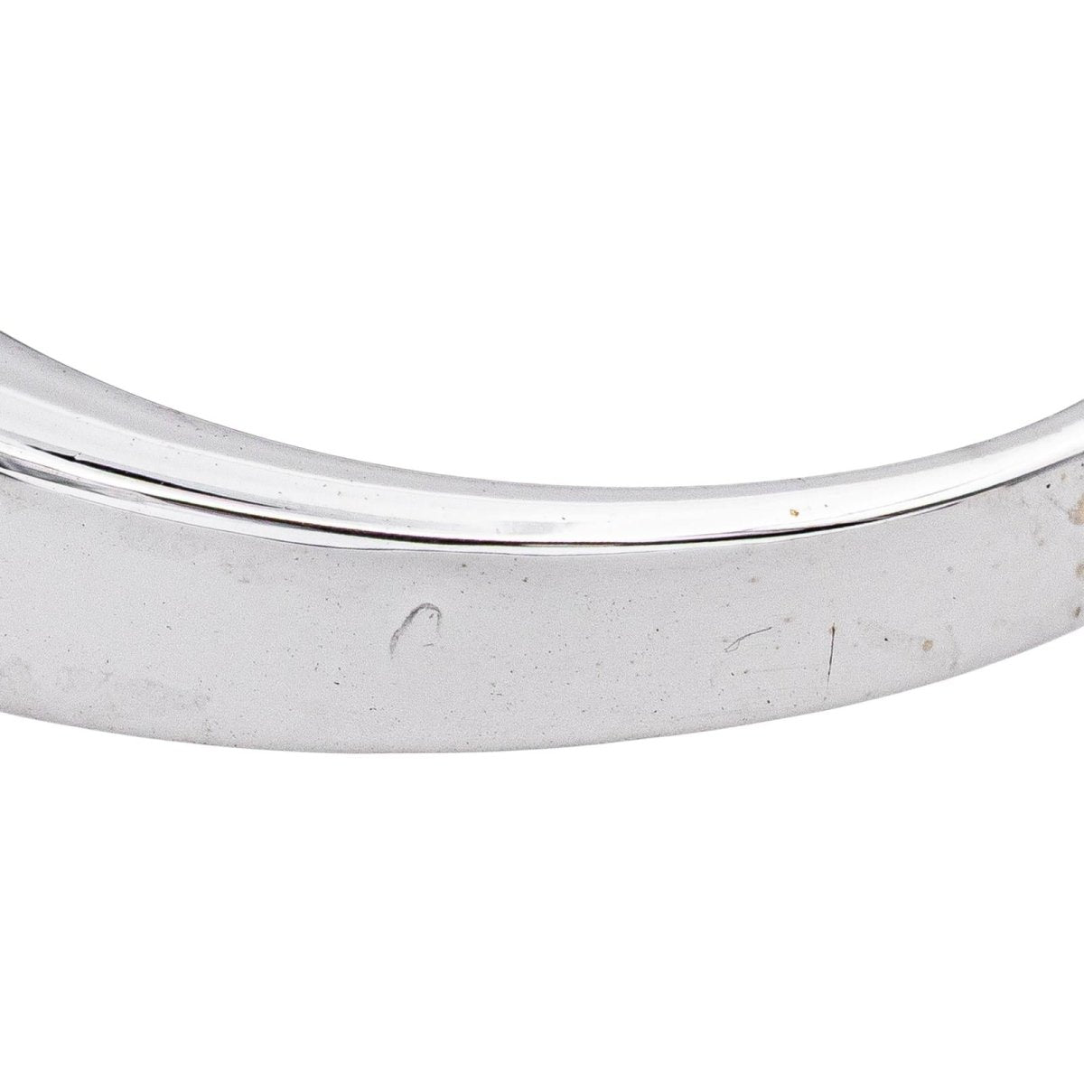 Bague Jonc en or blanc, saphir et diamants - Castafiore