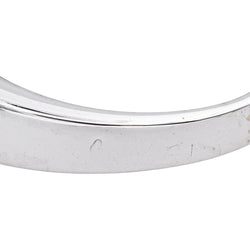 Bague Jonc en or blanc, saphir et diamants - Castafiore