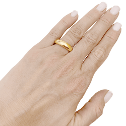 Bague Jonc en or jaune - Castafiore