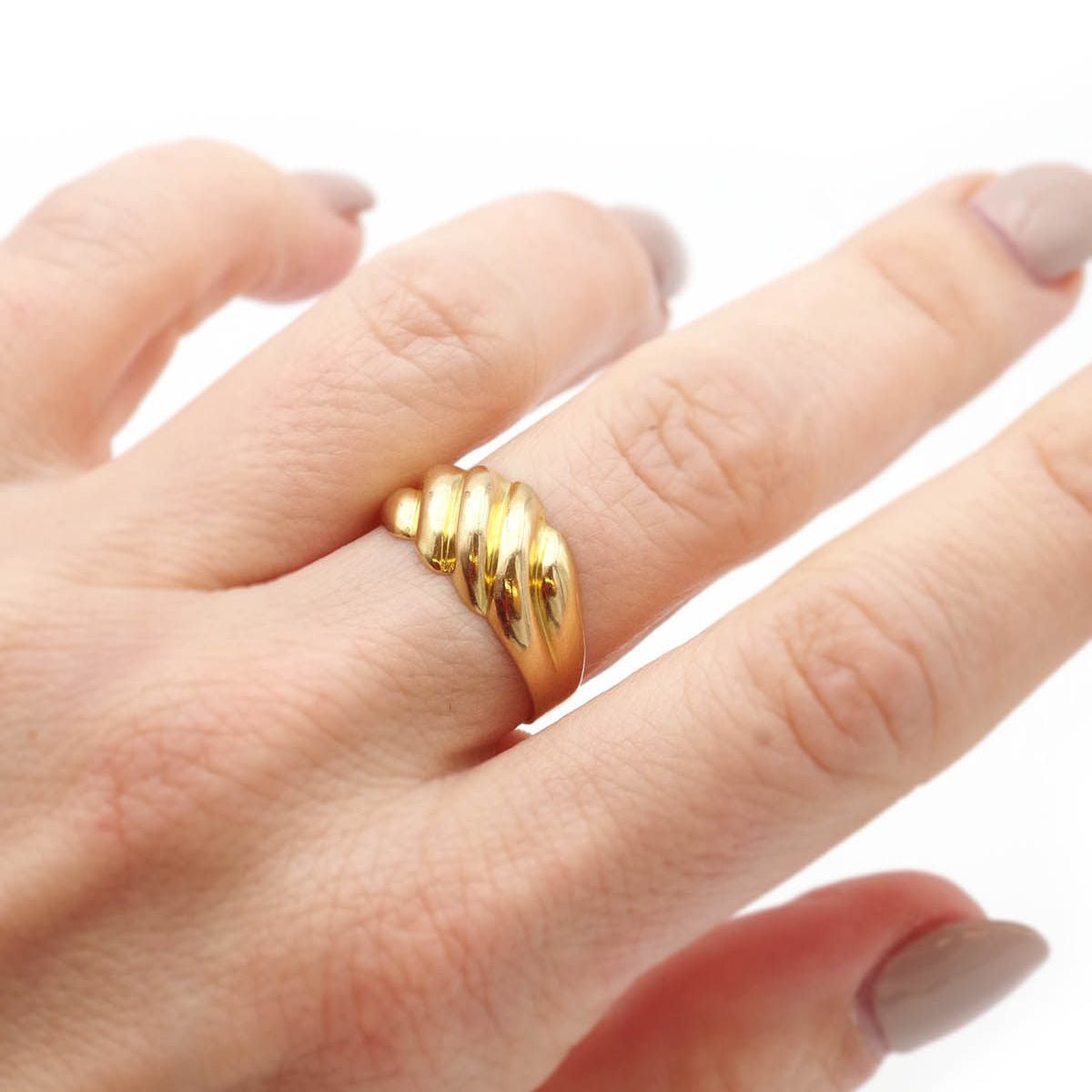 Bague Jonc en or jaune - Castafiore