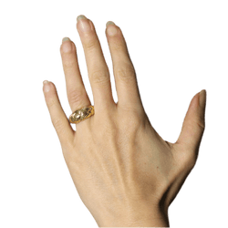 Bague Jonc en or jaune - Castafiore