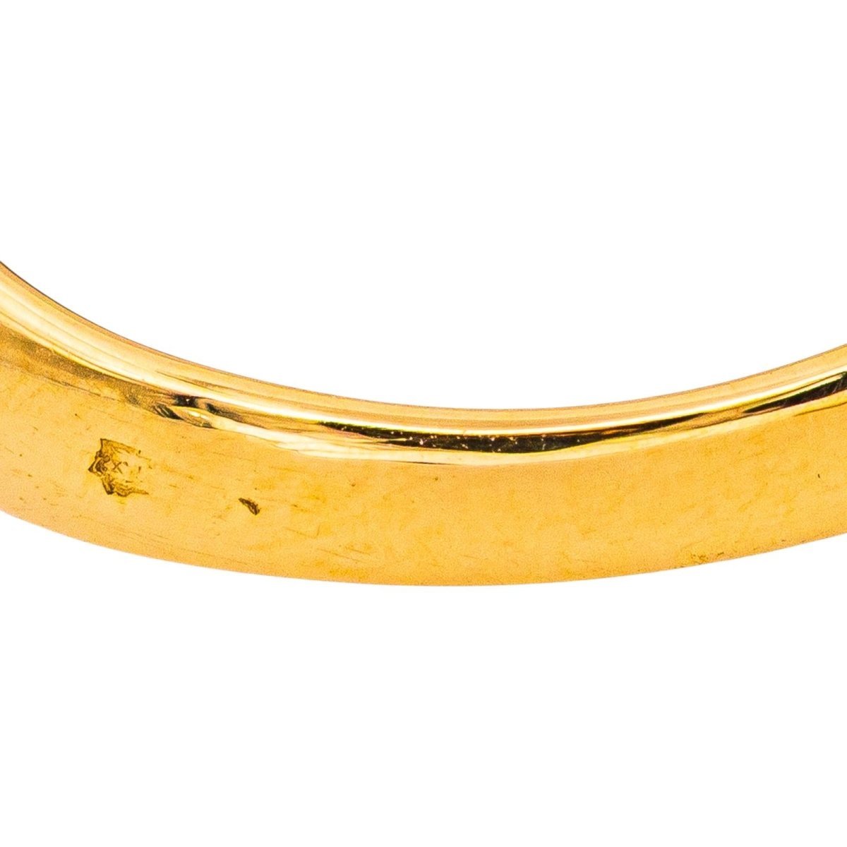 Bague Jonc en or jaune et citrine - Castafiore
