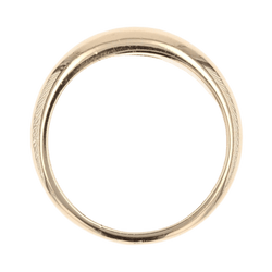 Bague Jonc en or jaune et diamant - Castafiore