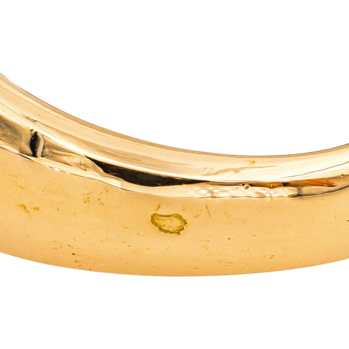 Bague Jonc en or jaune et diamants - Castafiore