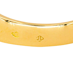 Bague Jonc en or jaune et émeraude - Castafiore