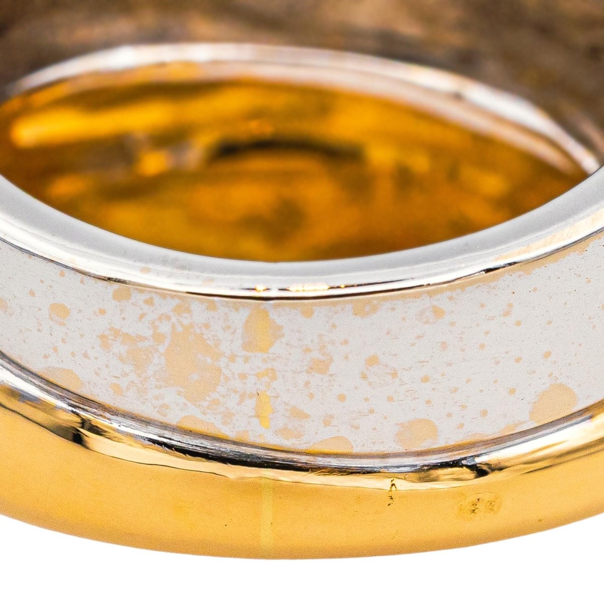 Bague Jonc en or jaune et or blanc - Castafiore