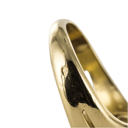 Bague Jonc en or jaune et tourmaline - Castafiore