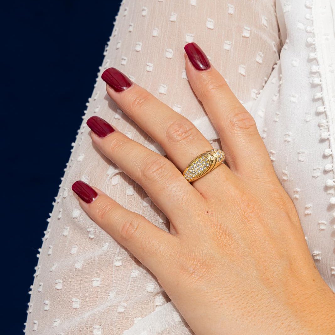 Bague Jonc en or jaune. etdiamants - Castafiore