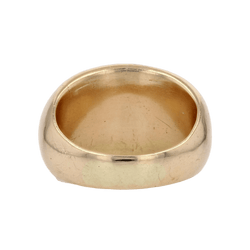 Bague Jonc en or jaune, perle - Castafiore