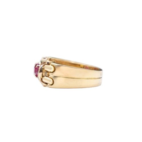 Bague Rubis Diamant