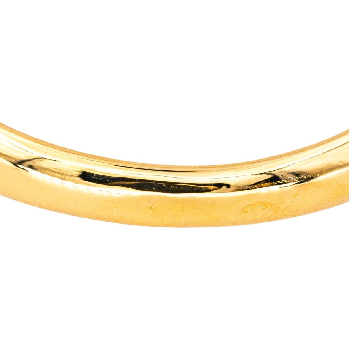 Bague Jonc en or jaune, saphirs et diamant - Castafiore