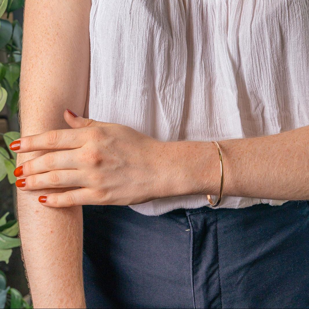 Bague Jonc en or rose - Castafiore