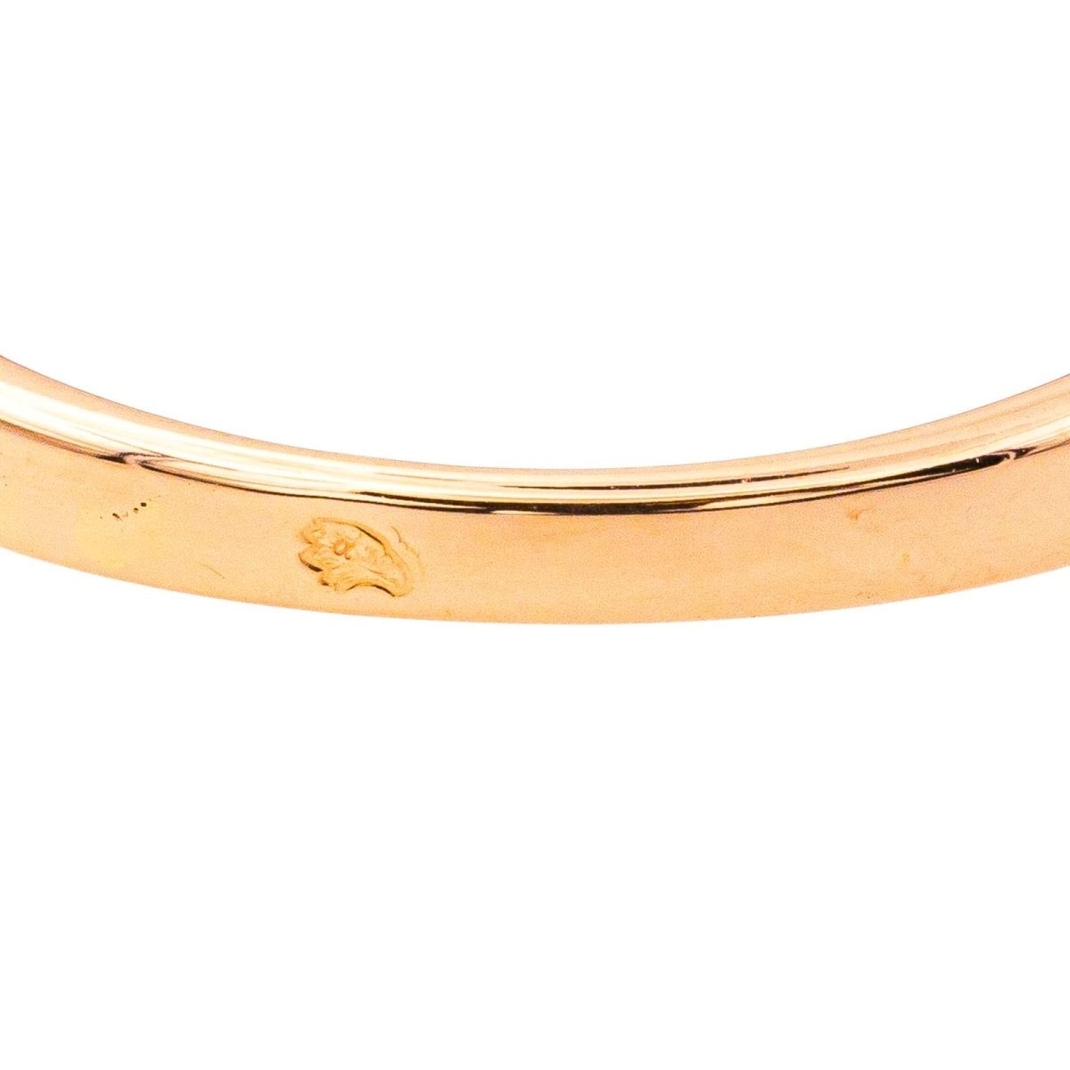 Bague Jonc en or rose et quartz - Castafiore