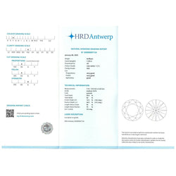 Bague Jonc en platine avec un diamant brillant de 1,33 Cts F - VS2. Taille 64 - Castafiore