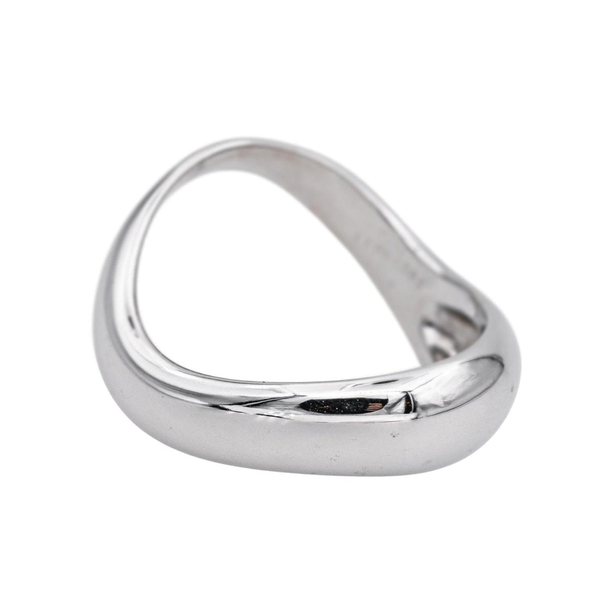 Bague Jonc FRED "Mouvementé" en or blanc - Castafiore