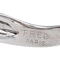 Bague Jonc FRED "Mouvementé" en or blanc - Castafiore