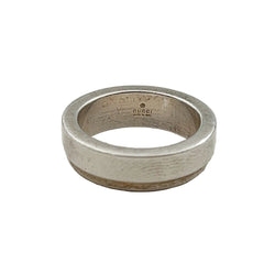 Bague Jonc GUCCI en argent - Castafiore