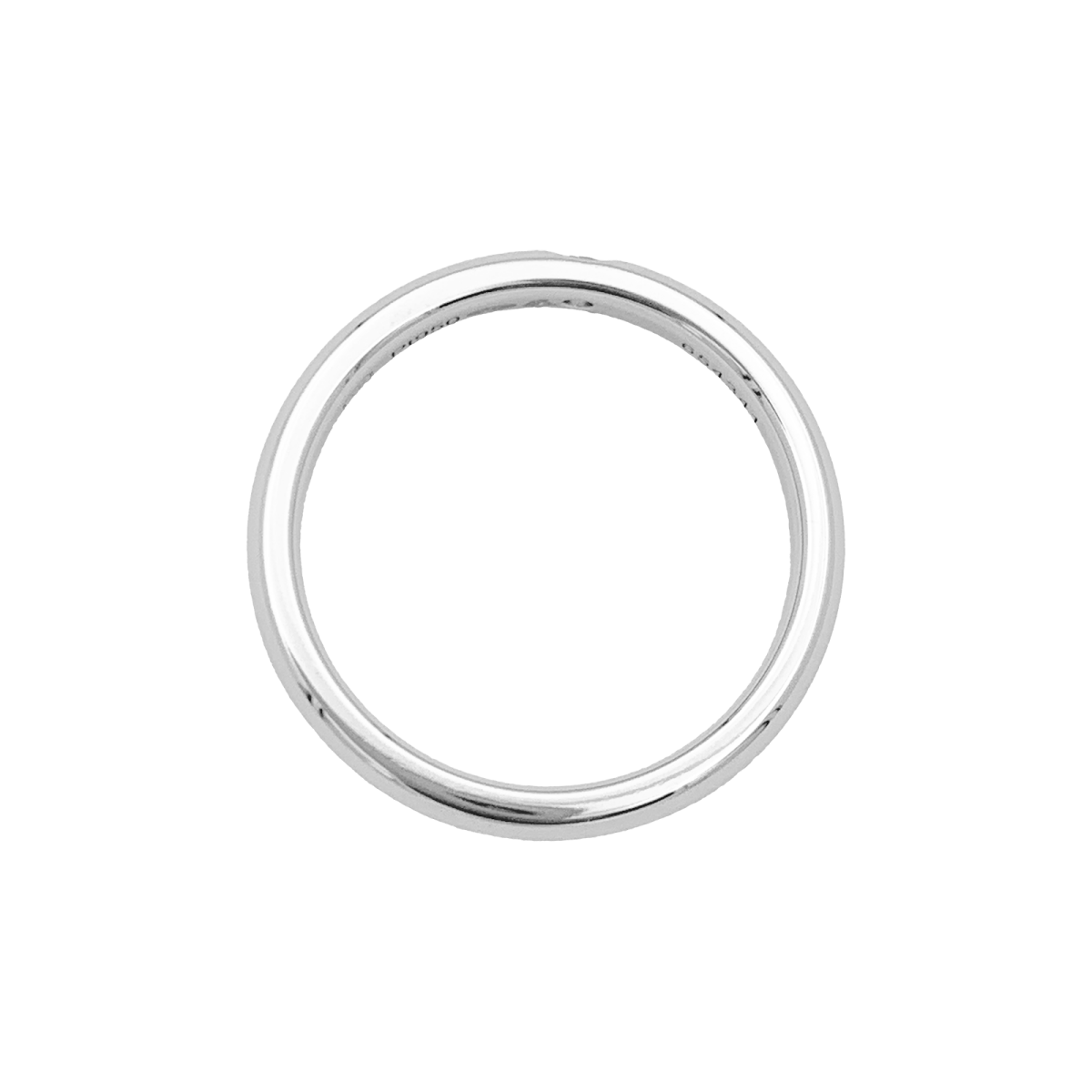 Bague Jonc HARRY WINSTON en platine et diamant - Castafiore