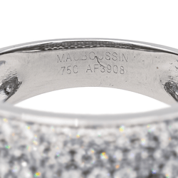 Bague Jonc MAUBOUSSIN "C'est toi la Star" en or blanc et diamants - Castafiore