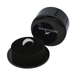 Bague Jonc MAUBOUSSIN "C'est toi la Star" en or blanc et diamants - Castafiore