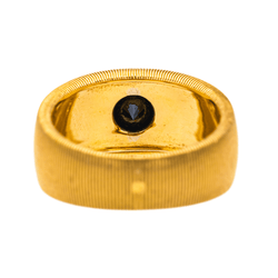 Bague Jonc MAUBOUSSIN "Un été en Toscane" en or jaune, or blanc et diamants - Castafiore