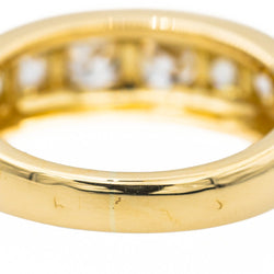 Bague Jonc Or jaune Diamant - Castafiore