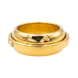 Bague Jonc PIAGET "Possession Swing" en or jaune et diamants - Castafiore