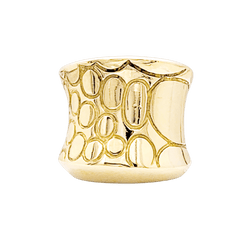 Bague Jonc POMELLATO "Cocco" en or jaune - Castafiore