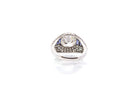 Bague jonc saphirs et diamant de 4,03cts H-VVS2 - Castafiore