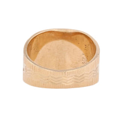 Bague large en or rose - Castafiore