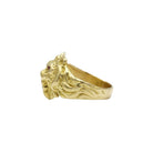 Bague Lion en or jaune, diamant et rubis - Castafiore