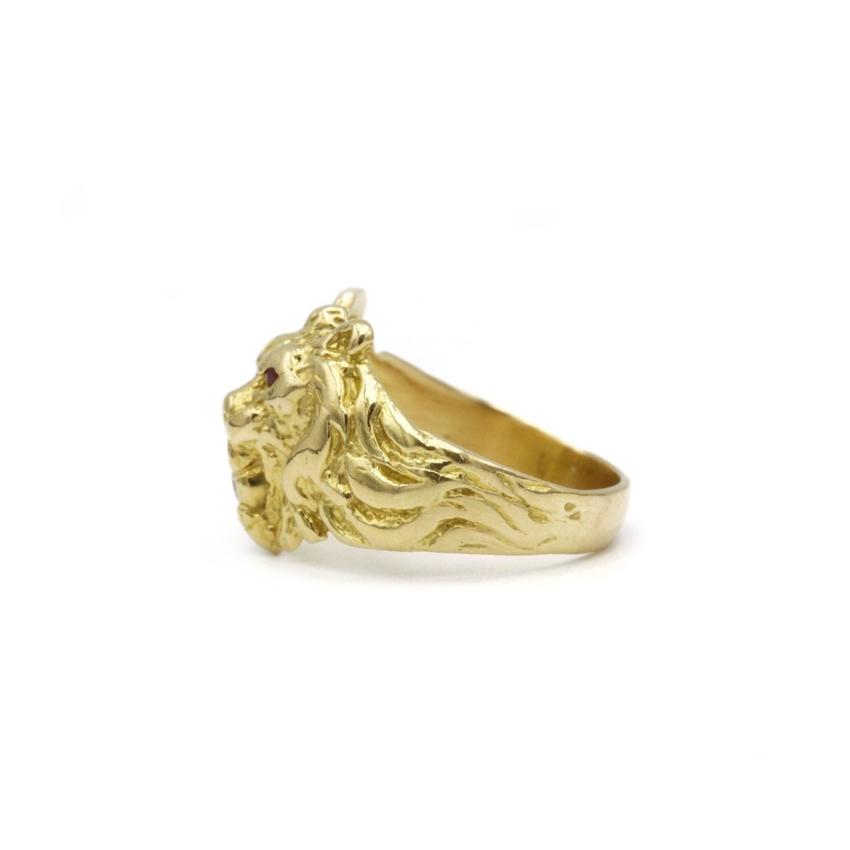 Bague Lion - Or, Diamant & Rubis - Castafiore