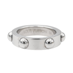 Bague LOUIS VUITTON "Clous" en or blanc - Castafiore