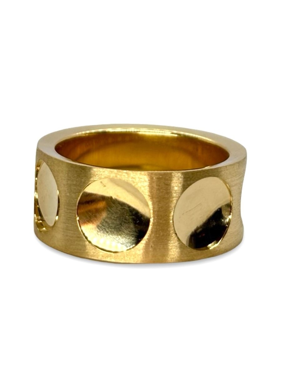 Bague Louis Vuitton Empreinte or jaune et diamants - Castafiore